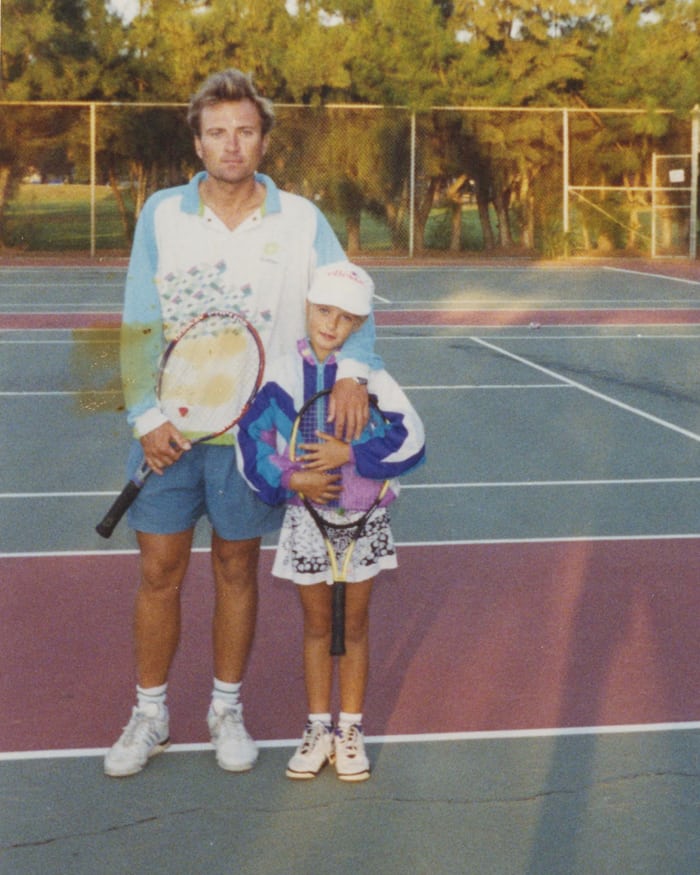 Maria and Yuri Sharapova