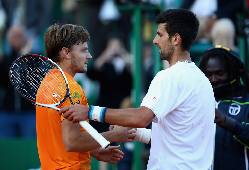 Goffin and Djokovic Goffin and Djokovic