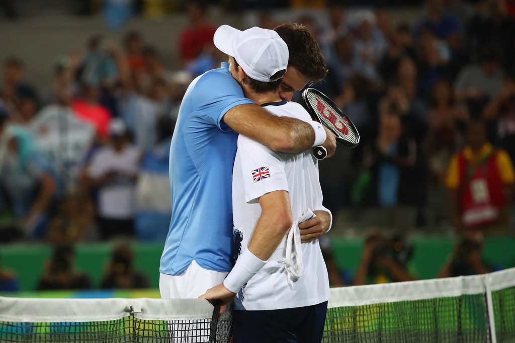 Andy Murray and Juan Martin Del Potro