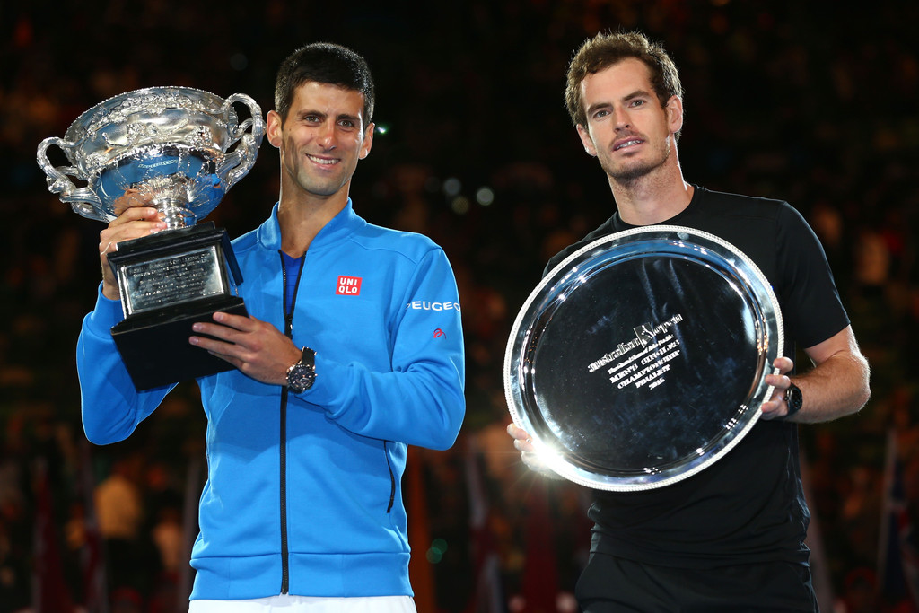 Novak Djokovic and Andy Murray Novak Djokovic and Andy Murray