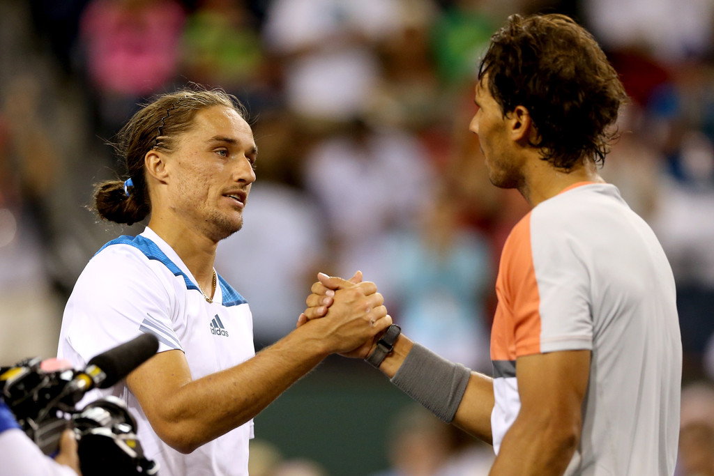 Alexandr Dolgopolov and Rafael Nadal