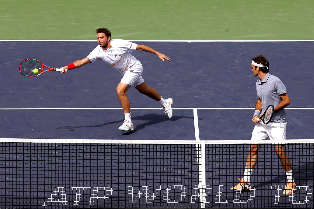 Roger Federer and Stanislas Wawrinka