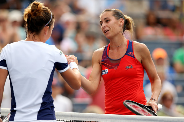 Flavia Pennetta and Simona Halep