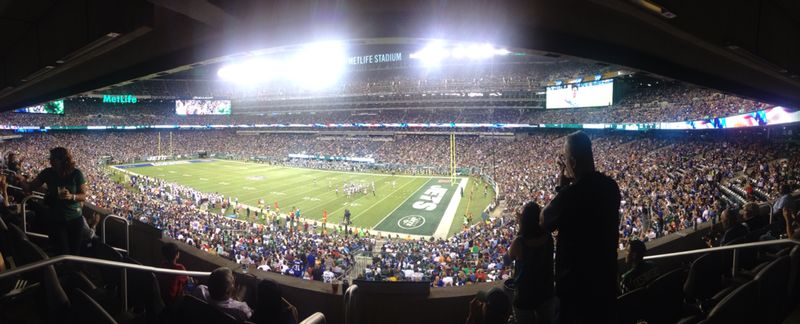 Irina Falconi NY Giants game US Open 2014