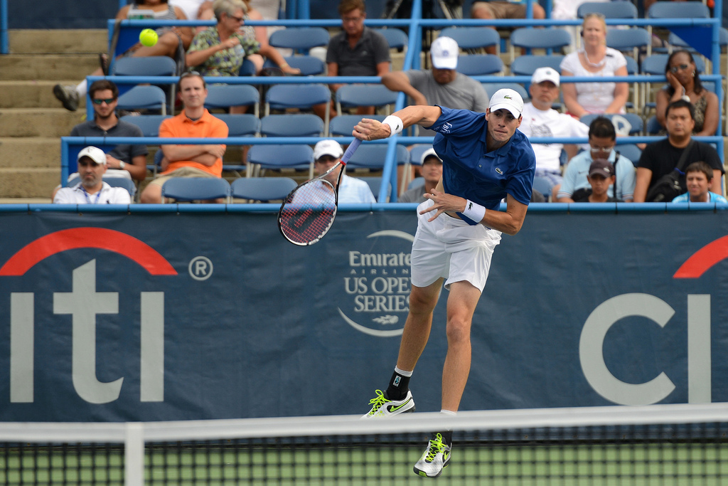 John Isner serve