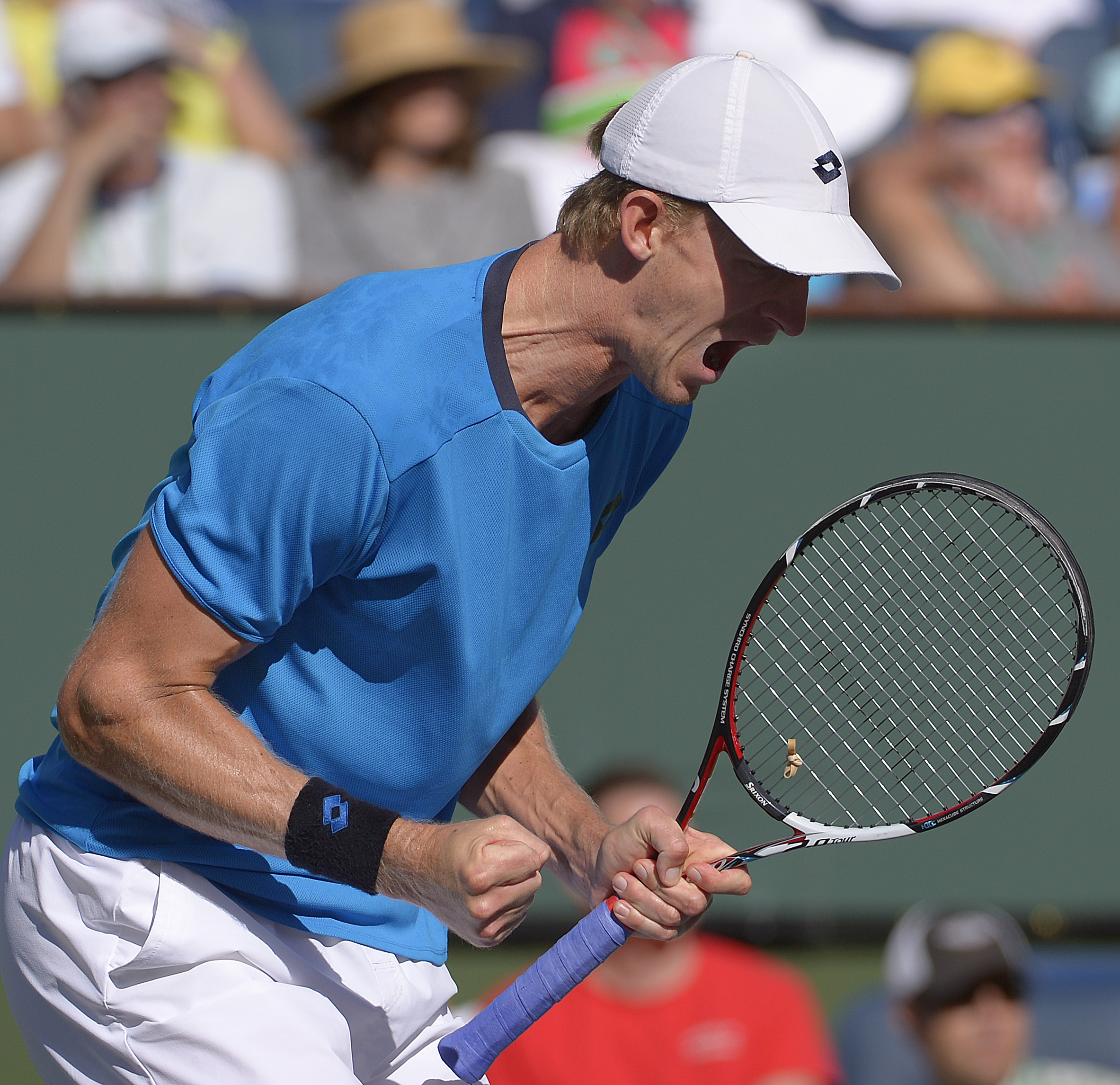 Kevin Anderson defeats Stan Wawrinka