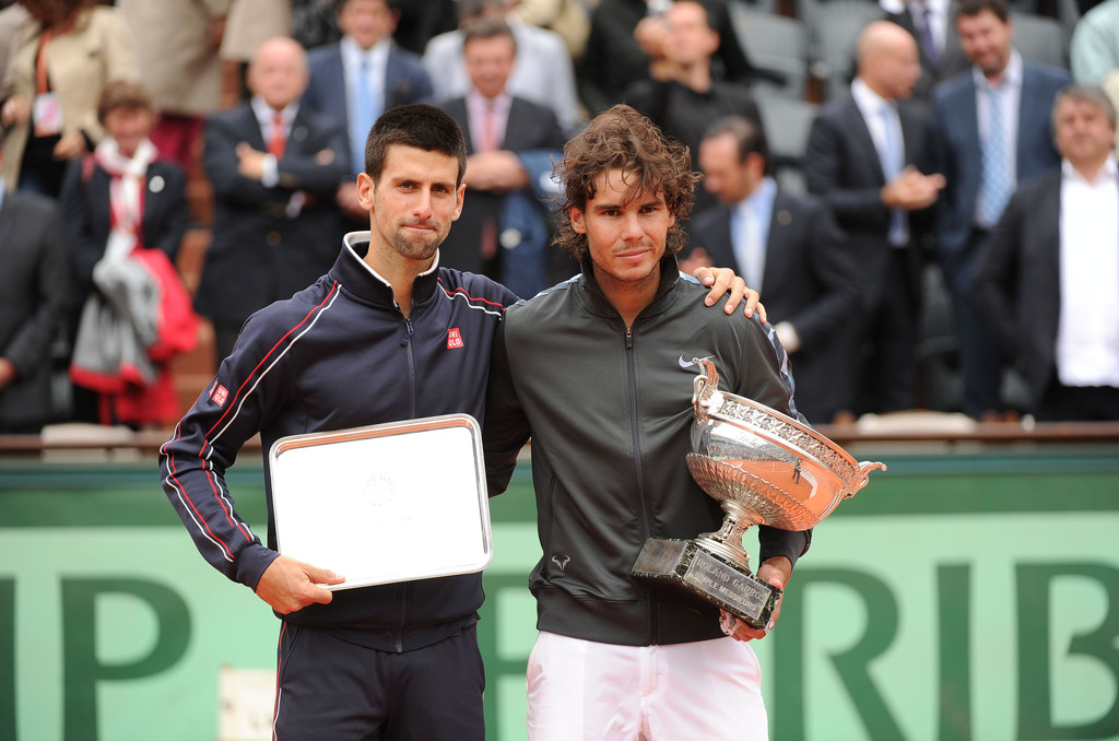 Rafael Nadal and Novak Djokovic