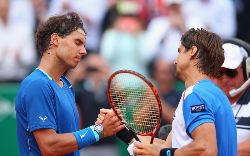 Rafael Nadal and David Ferrer