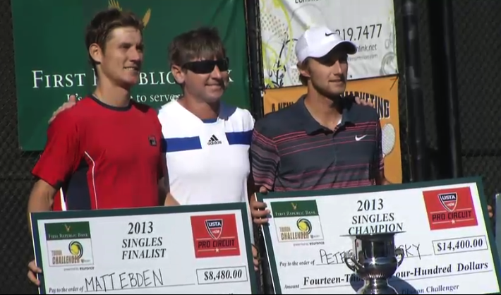 Peter Polansky and Matt Ebden