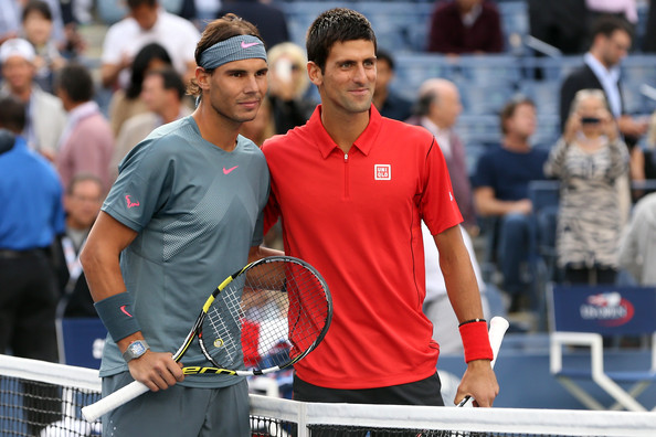 Rafael Nadal and Novak Djokovic