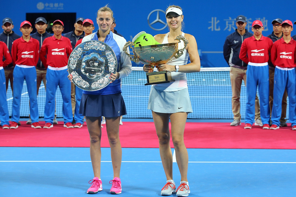 Maria Sharapova and Petra Kvitova Maria Sharapova and Petra Kvitova