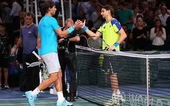 David Ferrer and Rafael Nadal