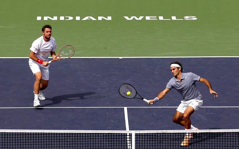 Roger Federer and Stanislas Wawrinka Roger Federer and Stanislas Wawrinka