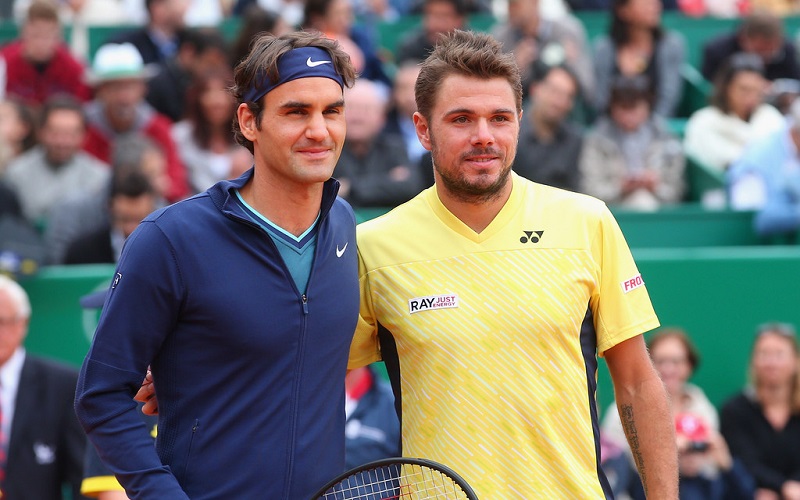 Roger Federer and Stanislas Wawrinka