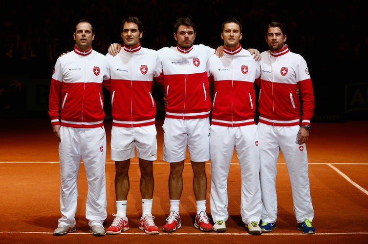 Roger Federer and Stanislas Wawrinka