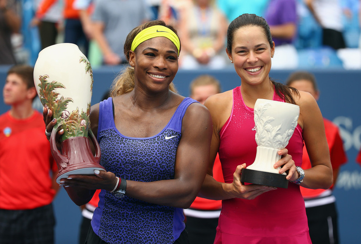 Serena Williams and Ana Ivanovic