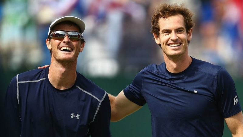 Andy and Jamie Murray
