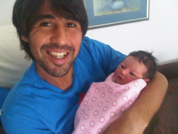 Marcos Baghdatis baby