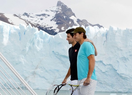 Novak Djokovic and Rafael Nadal