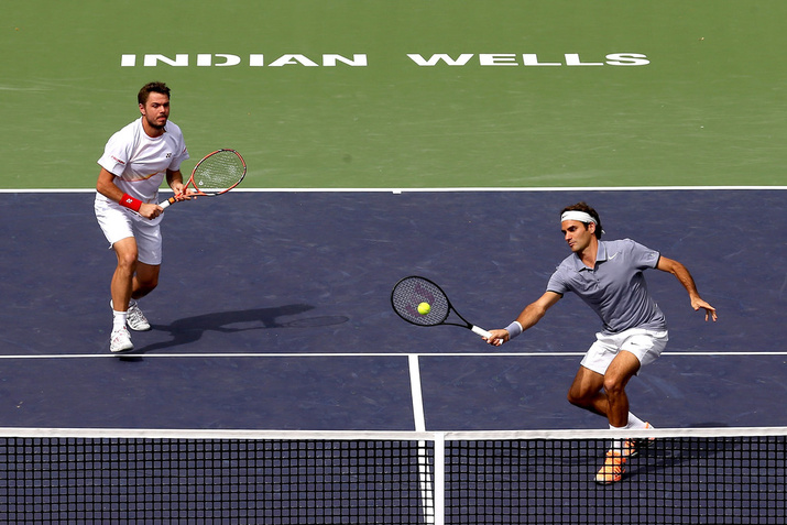 Roger Federer and Stanislas Wawrinka