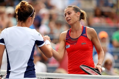 Flavia Pennetta and Simona Halep