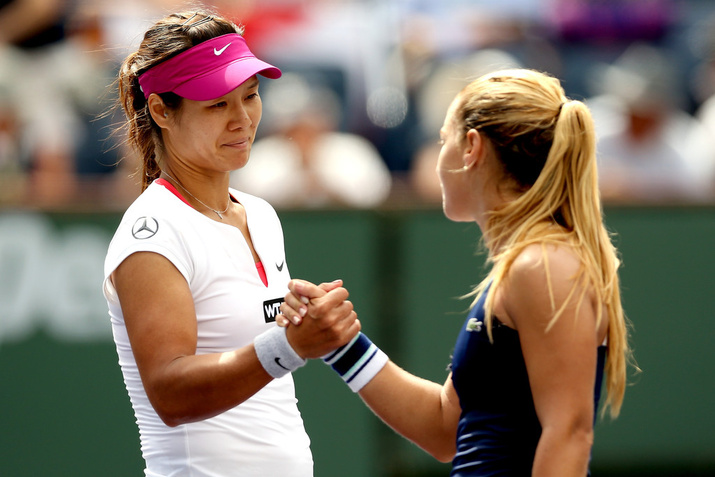 Li Na and Dominika Cibulkova