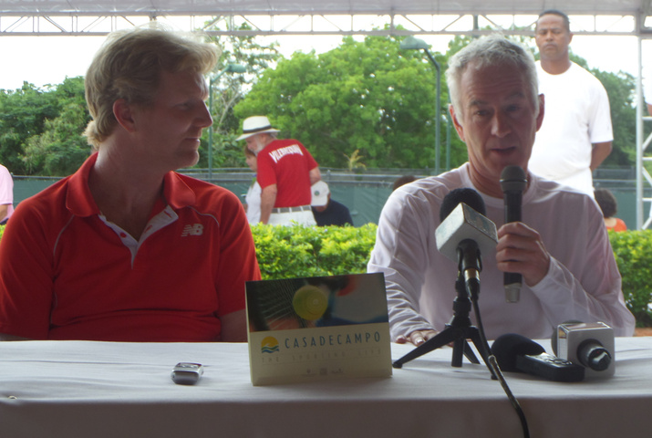 John McEnroe and Jim Courier