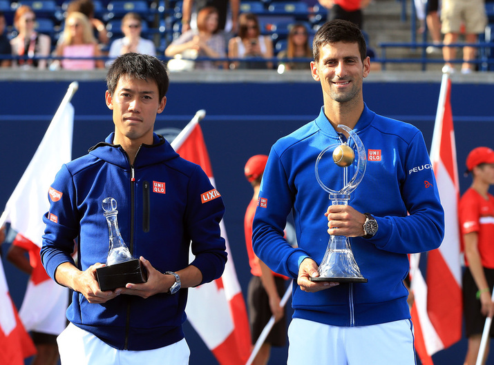 Djokovic and Nishikori