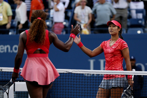 Serena Williams and Li Na