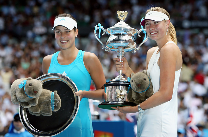 Maria Sharapova and Ana Ivanovic