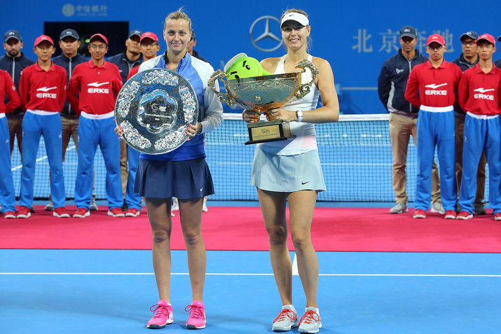 Maria Sharapova and Petra Kvitova
