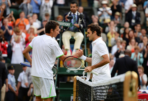 Sergiy Stakhovsky and Roger Federer