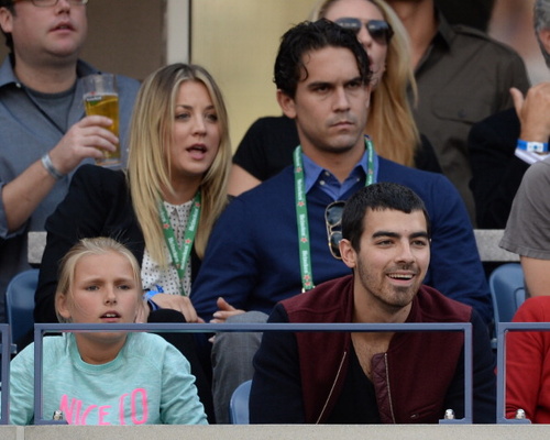 Ryan Sweeting and Kaley Cuoco US Open