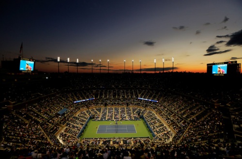 Arthur Ashe Stadium at the US Open.