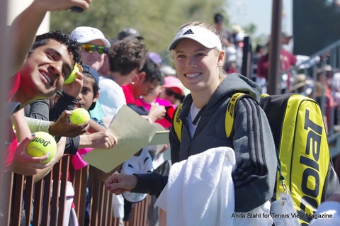 Caroline Wozniacki and Bruno