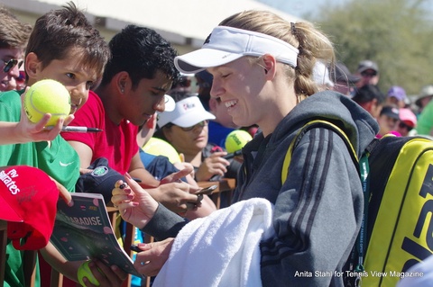 Caroline Wozniacki and Bruno