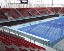Blue Hue Tennis Court