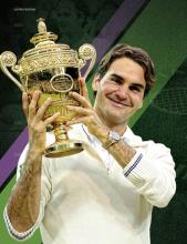   Roger Federer at Wimbledon