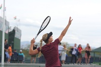 On The Practice Courts at Indian Wells