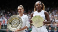 Simona Halep and Serena Williams
