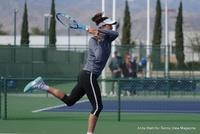 On The Practice Courts at Indian Wells