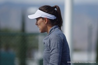 On The Practice Courts at Indian Wells