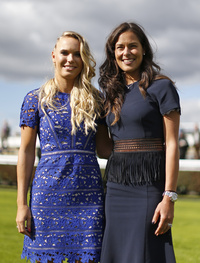 Ana Ivanovic and Caroline Wozniacki