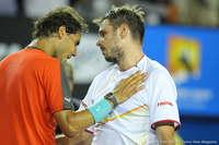 Rafael Nadal and Stanislas Wawrinka Australian Open 2014
