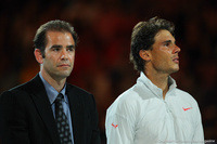 Rafael Nadal and Pete Sampras Australian Open 2014