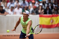 Rafael Nadal On Practice Court