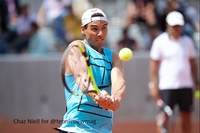 Rafael Nadal On Practice Court