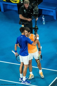 Rafael Nadal and Novak Djokovic