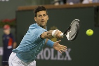 Novak Djokovic at BNP Paribas Open