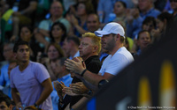 Boris Becker Australian Open 2014